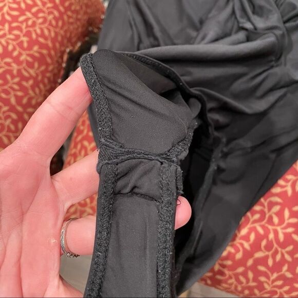 Fashion to Figure Black Faux Wrap Bodysuit 2X - Picture 5 of 6